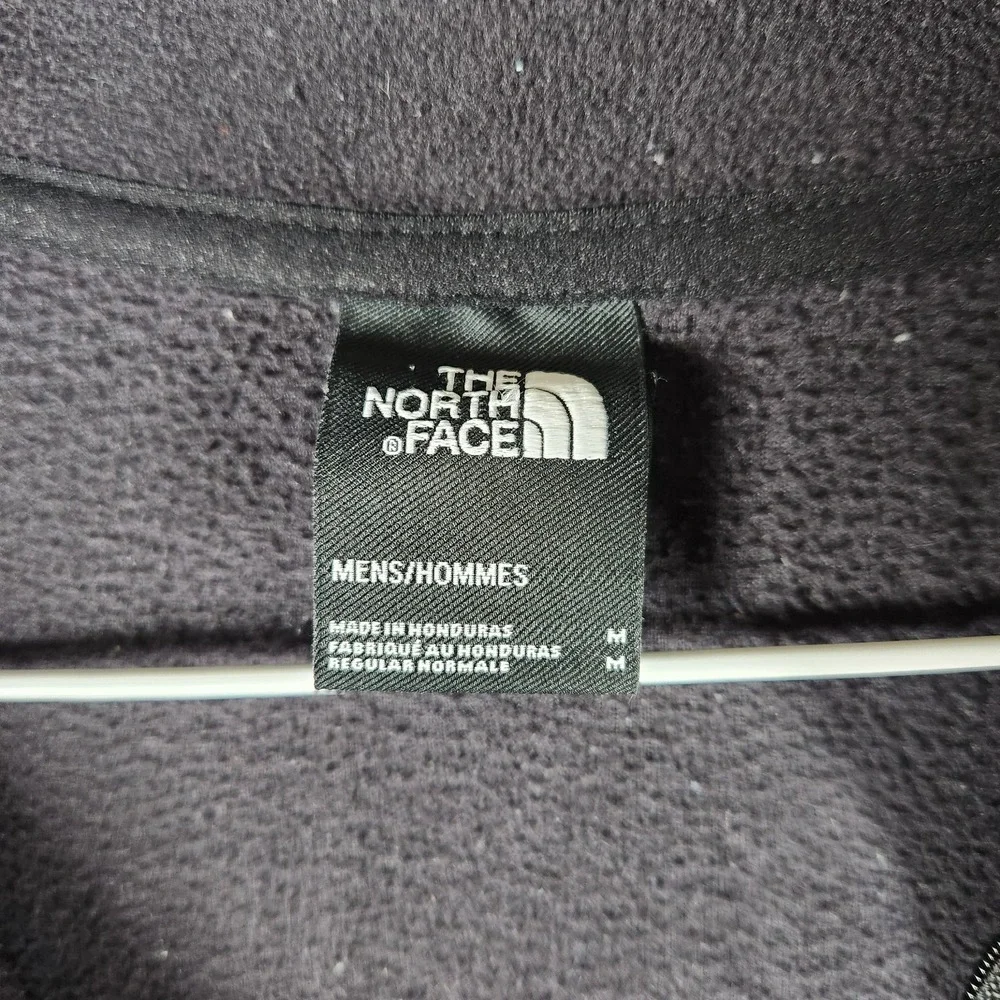 The North Face Mens M Black Fleece Jacket Full‎ Zip Outdoor Hiking Lightweight